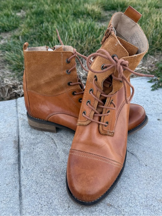 Tara M Lena Brown Leather Ankle Boots 41 - Picture 4 of 14